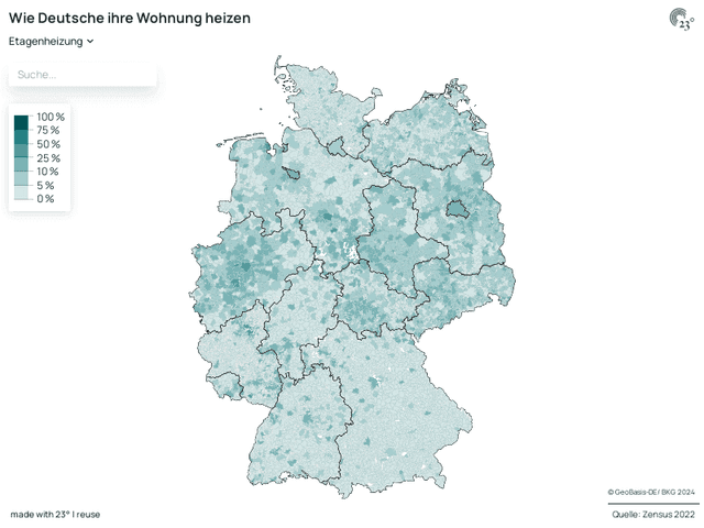 Wie Deutsche ihre Wohnung heizen