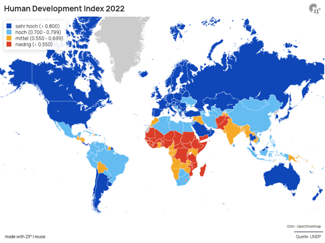 Human Development Index 2022